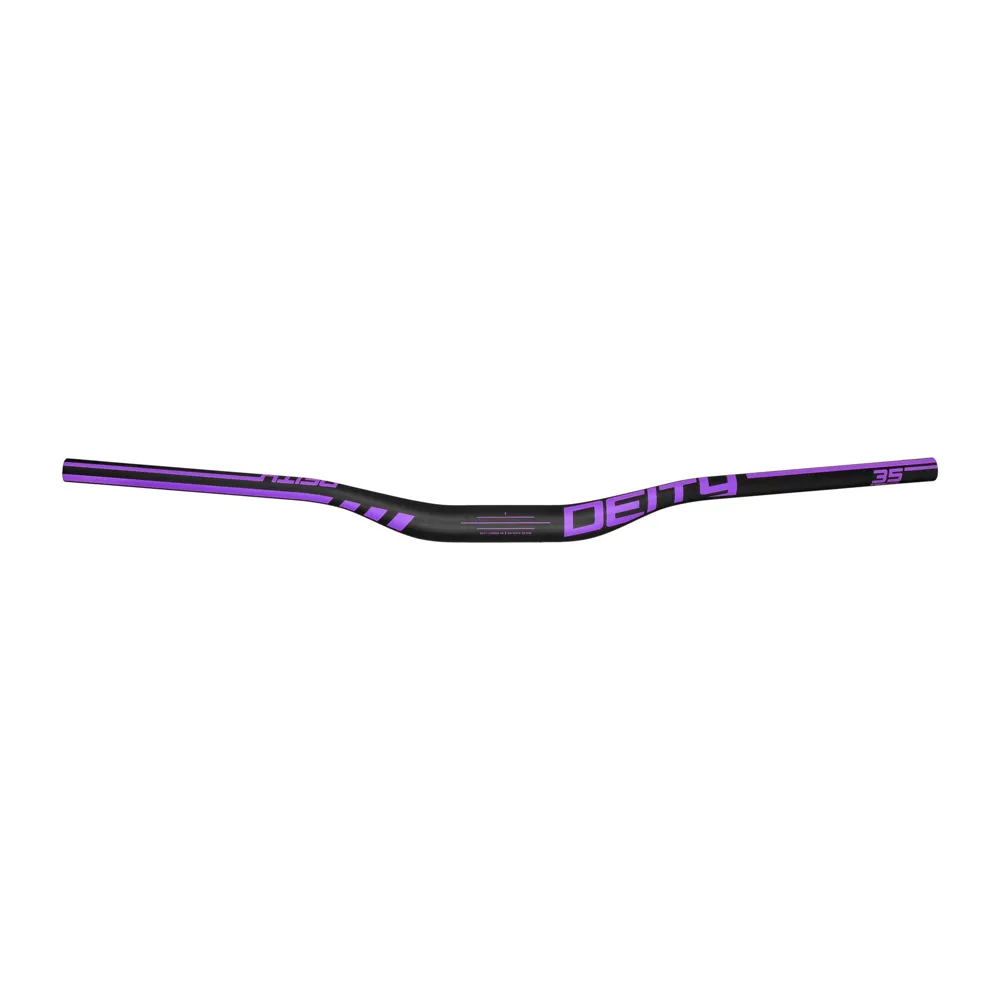 uPRISE Bikes Deity Speedway Carbon Handlebar 35mm Bore 30mm Rise 810mm - Purple | Price match, 365 day return s, 18-Month Warranty, Finance Available & Free UK Delivery