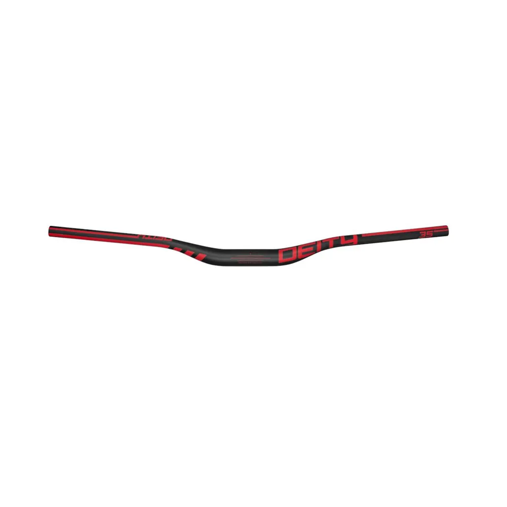 uPRISE Bikes Deity Speedway Carbon Handlebar 35mm Bore 30mm Rise 810mm - Red | Price match, 365 day return s, 18-Month Warranty, Finance Available & Free UK Delivery