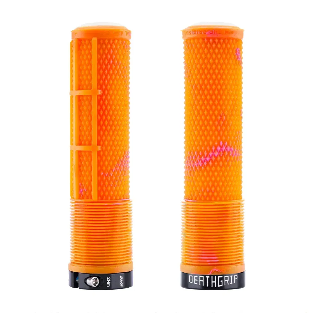 uPRISE Bikes DMR DeathGrip 2 Flangeless MTB Grips - Thick - Bubblegum | Price match, 365 day returns, 18-Month Warranty, Finance Available & Free UK Delivery