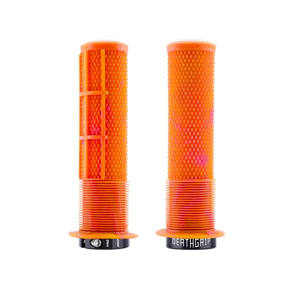 uPRISE Bikes DMR DeathGrip 2 Flanged MTB Grips - Thick - Bubblegum | Price match, 365 day returns, 18-Month Warranty, Finance Available & Free UK Delivery