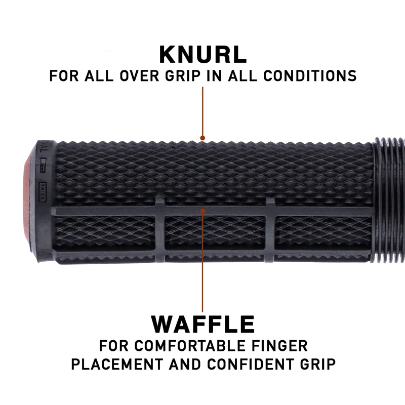 DMR DeathGrip 2 Flanged MTB Grips - Thick - Black-6