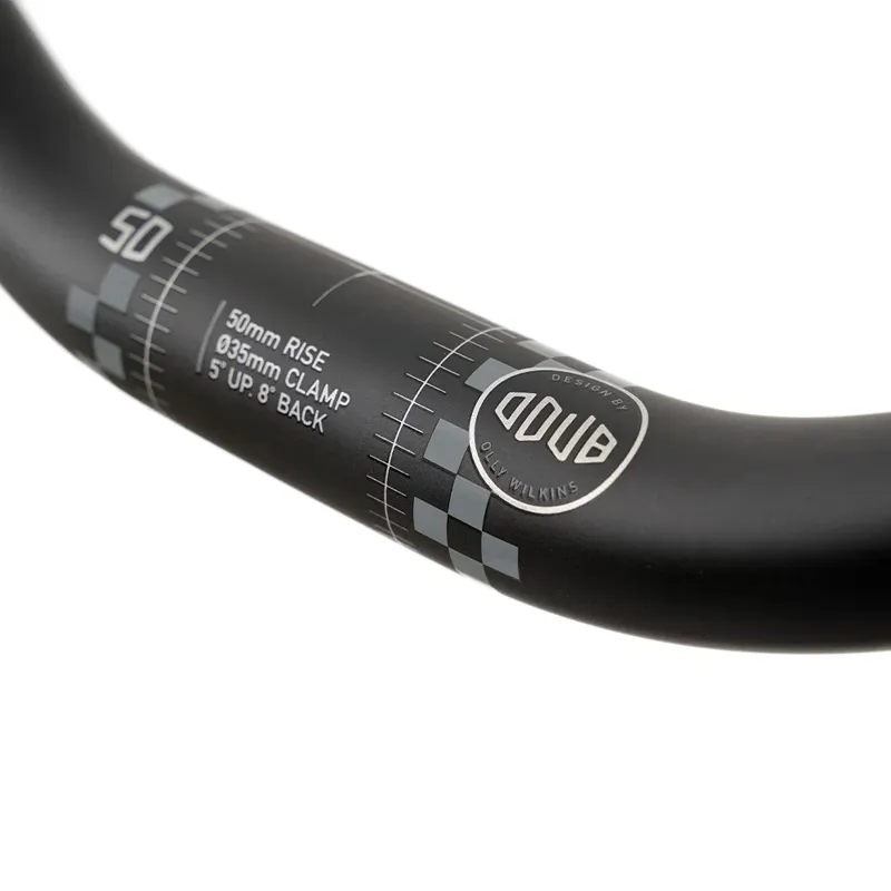 DMR ODUB Vapour Blast Handlebars - 35mm Clamp/50mm Rise - Vapour Black-1