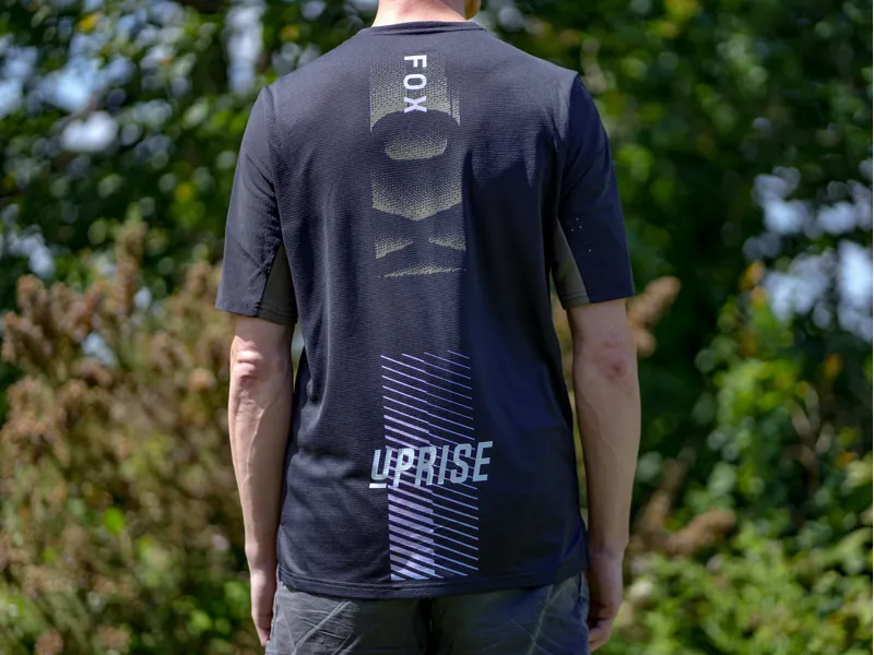 Fox Defend Uprise Men's Short Sleeve Jersey - Park Black-1