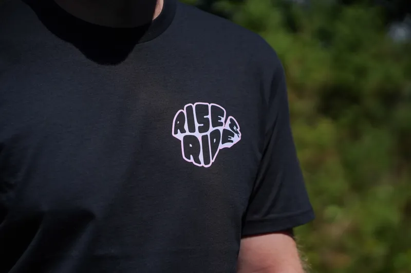 Uprise Rise And Ride Unisex Short Sleeve Tee - Black-3