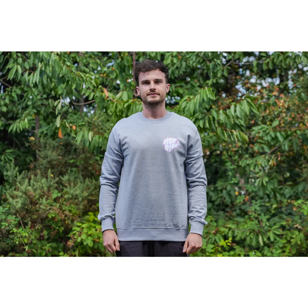 uPRISE Bikes Uprise Rise and Ride Sweatshirt - Grey | Price match, 365 day returns, 18-Month Warranty, Finance Available & Free UK Delivery