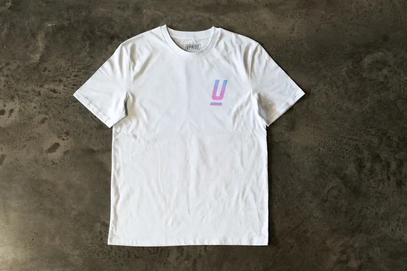 Uprise Iconic Unisex Cotton Tee - White-3