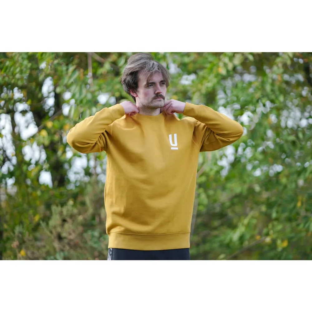 uPRISE Bikes Uprise Explore More Unisex Crew Sweatshirt - Ochre | Price match, 365 day return s, 18-Month Warranty, Finance Available & Free UK Delivery