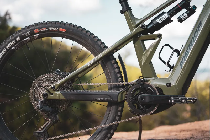 Merida eOne-Eighty 900 2025 Electric Full Suspension MTB - Anaconda Green-3