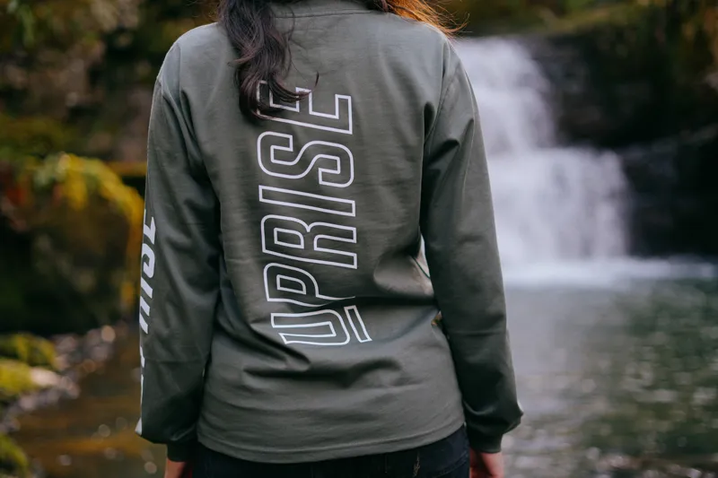 Uprise Long Sleeve Unisex Heavy Tee - Cypress-5