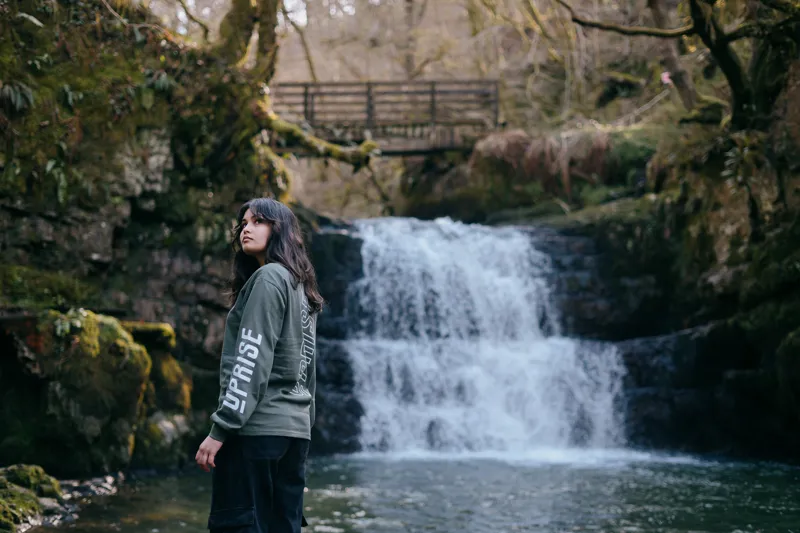 Uprise Long Sleeve Unisex Heavy Tee - Cypress-6