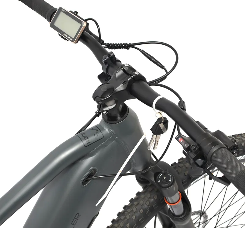 Ex Demo Claud Butler Wrath 1.0 Cues 2025 Electric Mountain Bike - Medium 17 - Stealth Grey-4