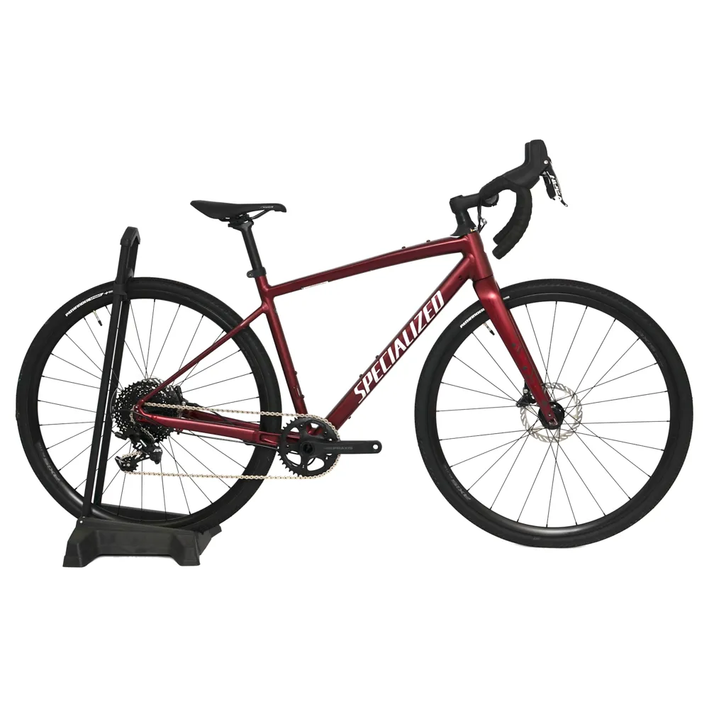 uPRISE Bikes Ex Demo Specialized Diverge Comp E5 2022 Gravel Road Bike - 54 cm - Maroon/Silver | Price match, 365 day return s, 18-Month Warranty, Finance Available & Free UK Delivery