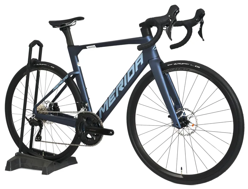 Nearly New Merida Reacto 4000 2025 Carbon Aero Road Bike - Small - Grey/Silver-7