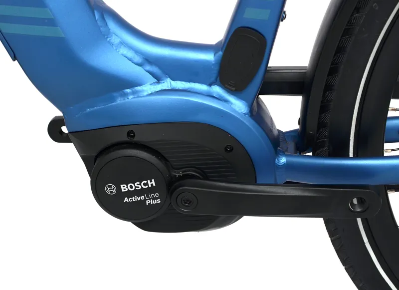 Ex Demo Frappe FBC 600i Unisex Urban Electric Hybrid Bike - 44 cm - Blue-5