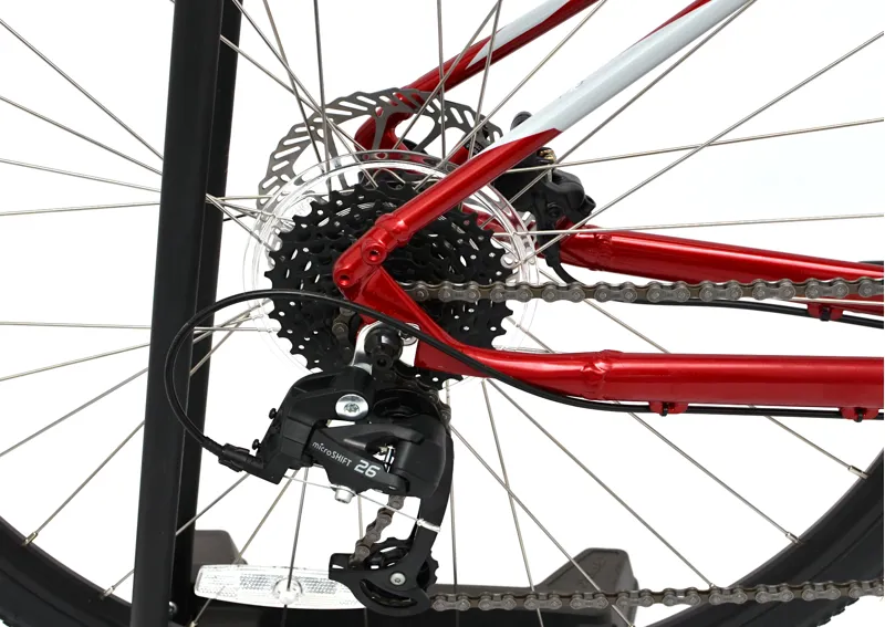 Nearly New GT Transeo Elite Women's 2024 Hybrid Bike - Medium - Red-1