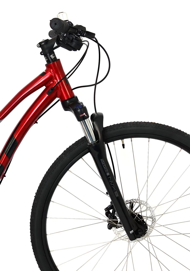 Nearly New GT Transeo Elite Women's 2024 Hybrid Bike - Medium - Red-4