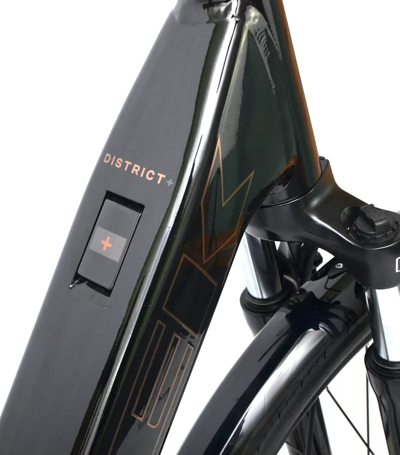 Ex Demo Trek District+ 2 400Wh Lowstep 2026 Electric Hybrid Bike - Small - Trek Black-5