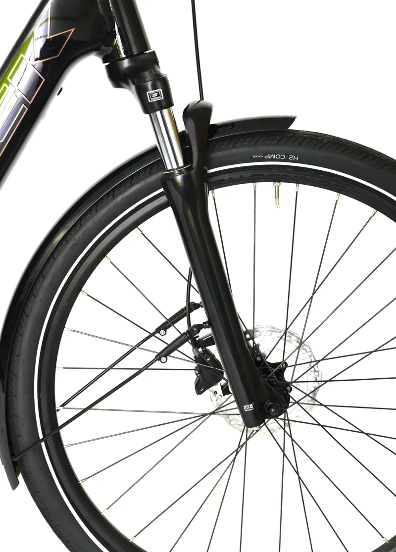 Ex Demo Trek District+ 2 400Wh Lowstep 2026 Electric Hybrid Bike - Small - Trek Black-7