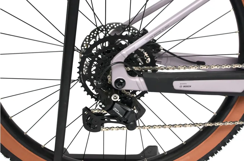 Ex Demo Cube Reaction Hybrid Performance 600 2026 Electric MTB - X-Large - Plum Grey-1