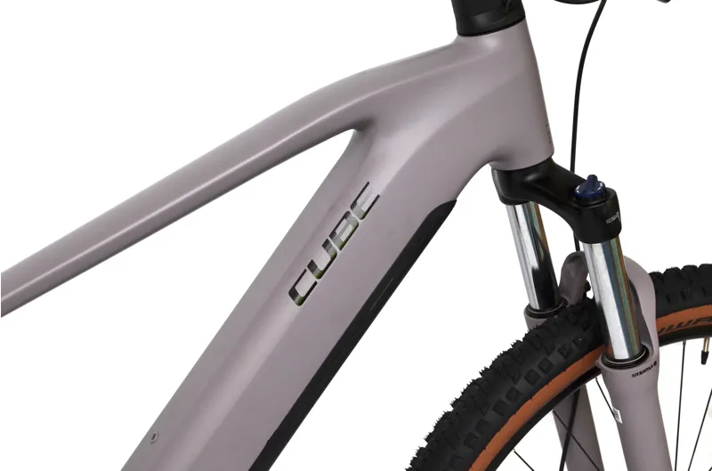 Ex Demo Cube Reaction Hybrid Performance 600 2026 Electric MTB - X-Large - Plum Grey-3