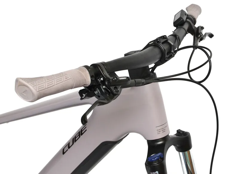 Ex Demo Cube Reaction Hybrid Performance 600 2026 Electric MTB - X-Large - Plum Grey-5