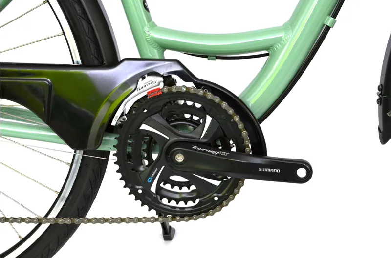 Ex Demo Ridgeback Avenida 21 Unisex Hybrid Bike - Medium - Green-3