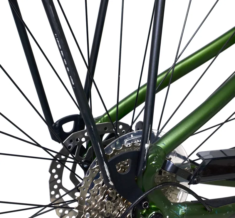 Ex Demo Merida eSpresso 300SE EQ Women's Electric Hybrid Bike - X-Small 43 cm - Green/Grey-9