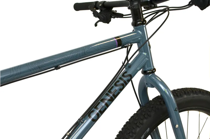 Ex Demo Genesis Longitude 27.5 Rigid Steel Adventure Mountain Bike - Medium - Blue-4