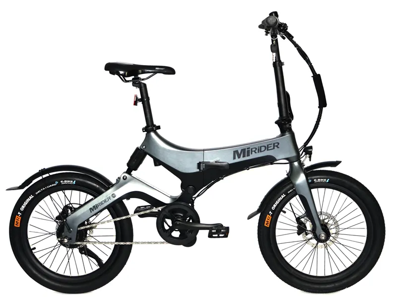 Ex Demo MiRider One 20w Folding Electric Bike - Onyx Grey