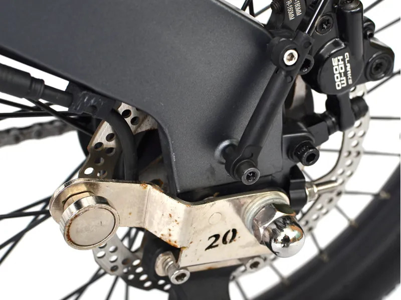 Ex Demo MiRider One 20w Folding Electric Bike - Onyx Grey-6