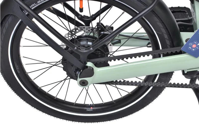 Ex Demo Eovolt Afternoon Pro 20w 2024 Folding E-Bike - Smoked Green-1