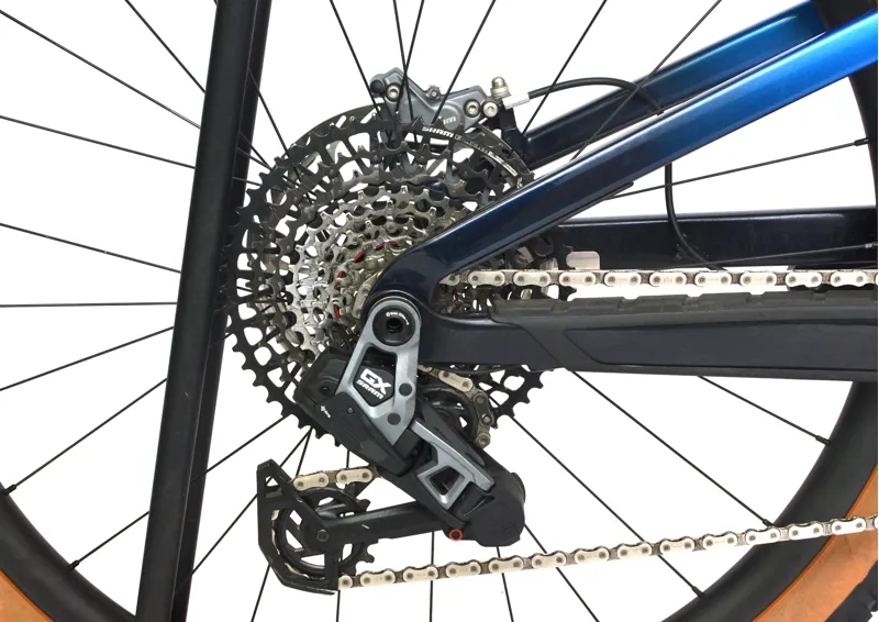 Ex Demo Trek Fuel EXe 9.8 GX AXS T-Type 29er 2025 Electric MTB - Large - Marianas Blue-1