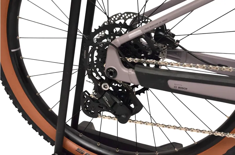 Nearly New Cube Reaction Hybrid Performance 600 Easy Entry 2026 Electric MTB -  Small - Plumgrey/Black-1