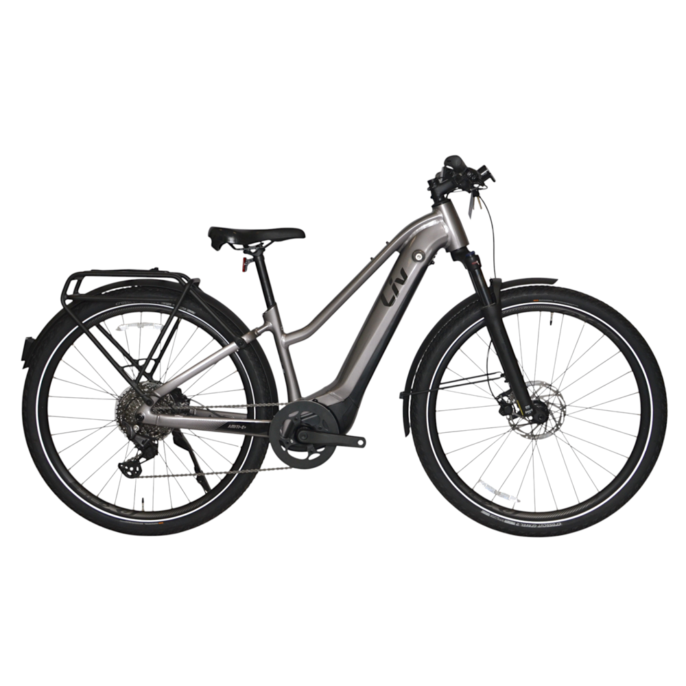 uPRISE Bikes Ex Demo Liv Amiti E+ 3 2026 Women's Electric Hybrid Bike - X-Small - Early Espresso | Price match, 365 day returns, 18-Month Warranty, Finance Available & Free UK Delivery