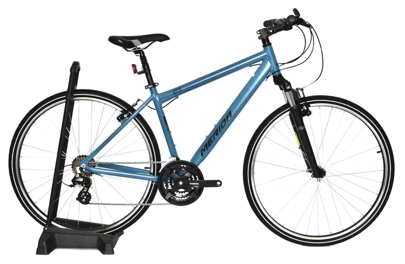Nearly New Merida Crossway 10-V SE 2025 Hybrid Bike - Small - Silk Blue/Black
