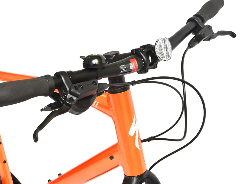 Nearly New Specialized Sirrus X 2.0 2027 Hybrid Bike - Large - Tangerine/Shadow Silver Frost-4