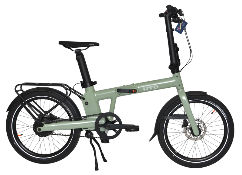 Ex Demo Eovolt Afternoon Pro 20w 2025 Folding E-Bike - Smoked Green