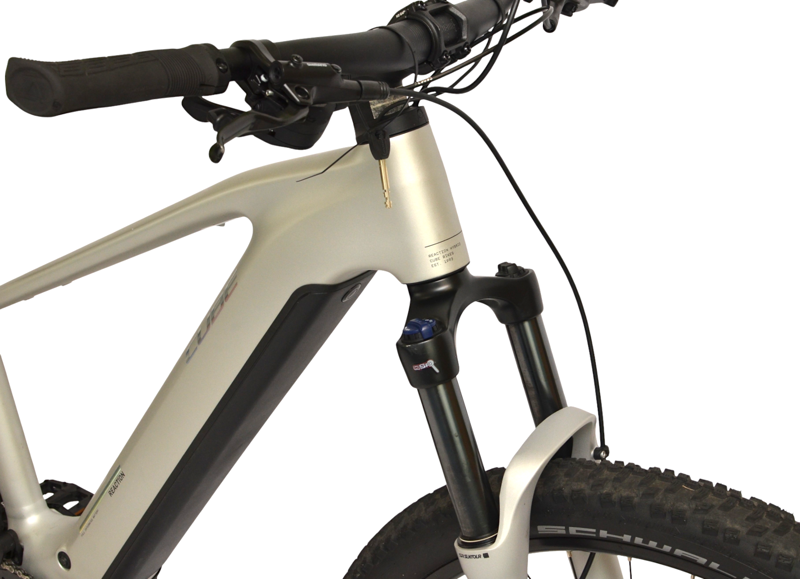 Ex Demo Cube Reaction Hybrid One 800 2026 Electric Mountain Bike - Large - Grey/Prism-4