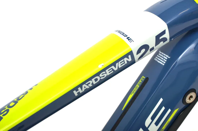 Used Haibike SD Hardseven 2.5 2020 Electric MTB - 48 cm - Blue/Grey/Lime-2