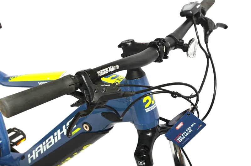 Used Haibike SD Hardseven 2.5 2020 Electric MTB - 48 cm - Blue/Grey/Lime-12