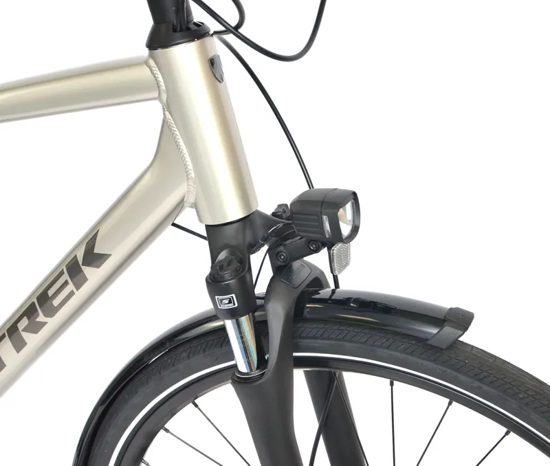 Ex Demo Trek Verve Stepover Equipped 2026 Hybrid Bike - Large - Lunar Silver-2