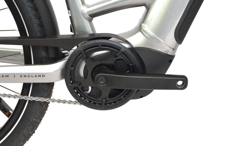 Ex Demo Raleigh Novus Hub Gear Lowstep 600wh 2026 Electric Hybrid Bike - 45 cm - Platinum Chrome-2