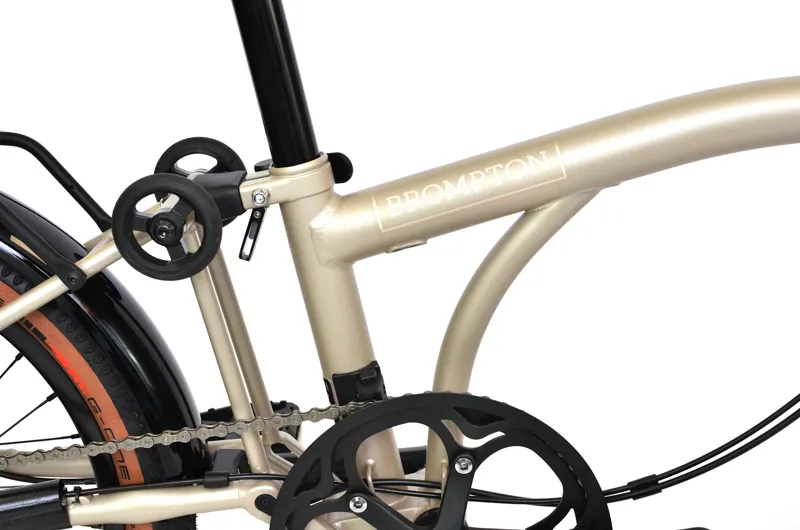 Ex Demo Brompton G Line Roller Frame 2026 Gravel Folding Bike  - Trail White-2