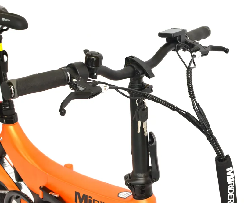 Nearly New MiRider One Folding Electric Bike - Orange/Black-4