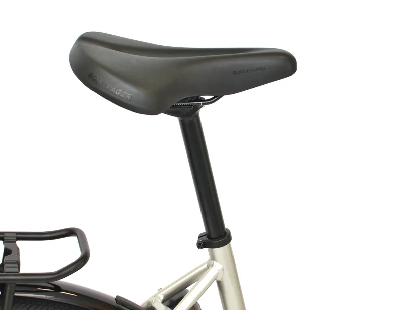 Nearly New Trek Verve Lowstep Equipped 2027 Hybrid Bike - Medium - Lunar Silver-2