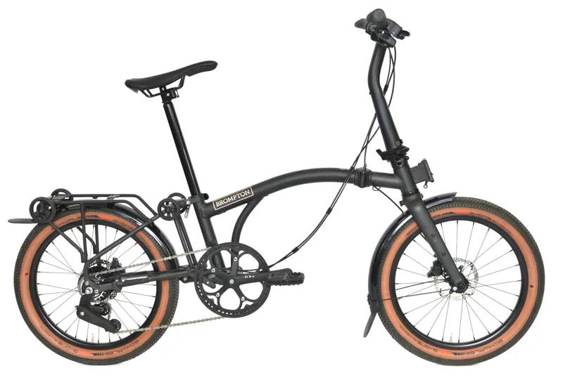 Ex Demo Brompton G Line Roller Frame 2026 Gravel Folding Bike - Medium - Space Black