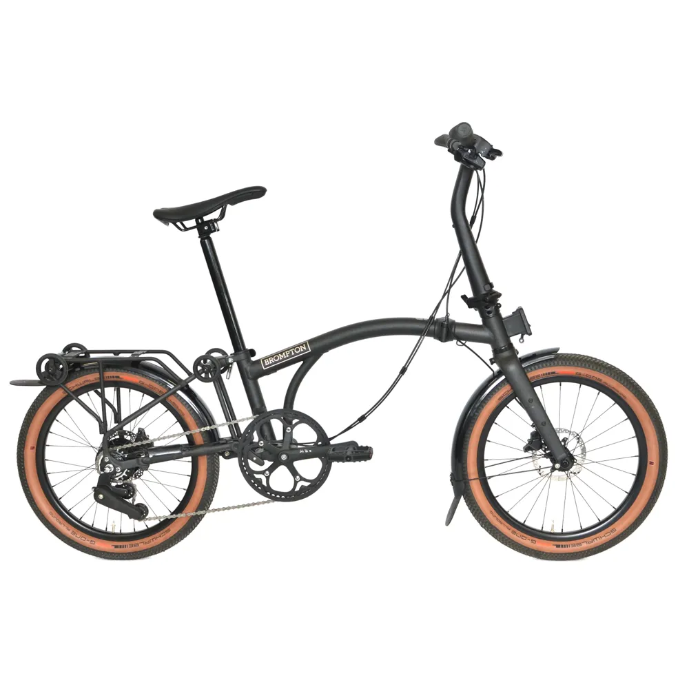 uPRISE Bikes Ex Demo Brompton G Line Roller Frame 2026 Gravel Folding Bike - Medium - Space Black | Price match, 365 day returns, 18-Month Warranty, Finance Available & Free UK Delivery