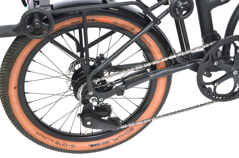 Ex Demo Brompton G Line Roller Frame 2026 Gravel Folding Bike - Medium - Space Black-1