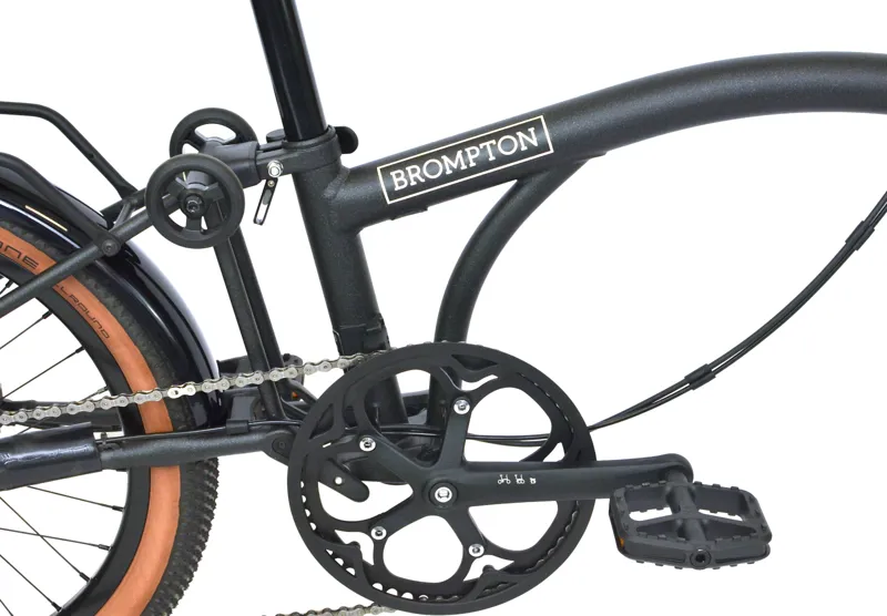 Ex Demo Brompton G Line Roller Frame 2026 Gravel Folding Bike - Medium - Space Black-2