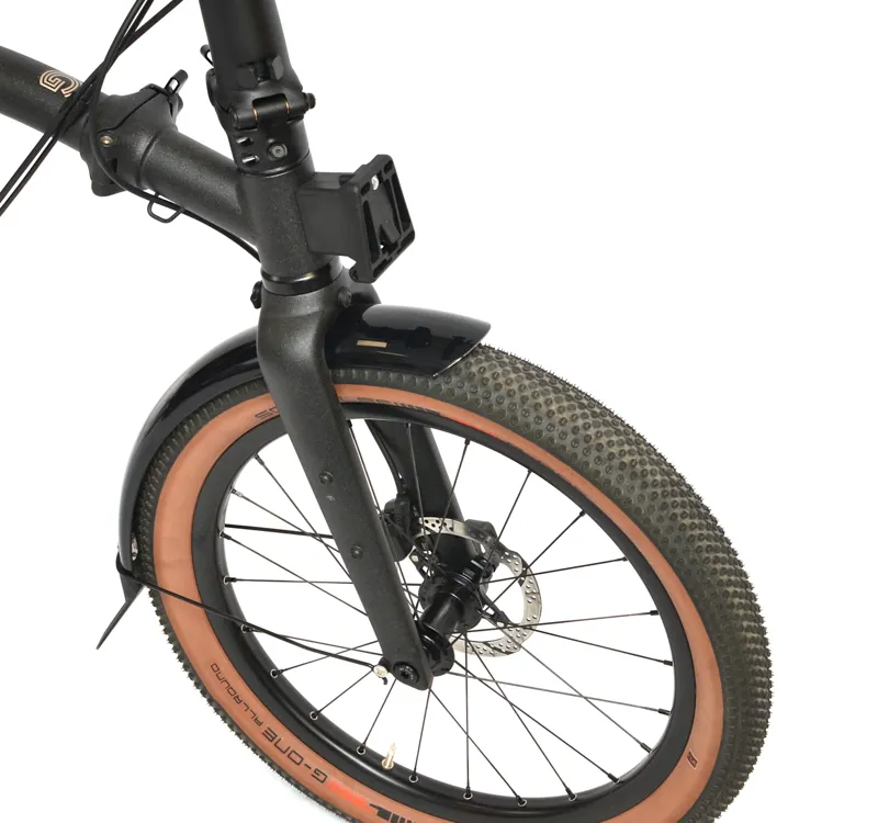 Ex Demo Brompton G Line Roller Frame 2026 Gravel Folding Bike - Medium - Space Black-3